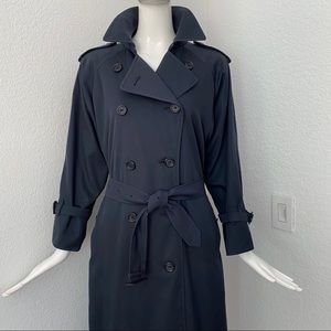 Burberry Navy trench coat